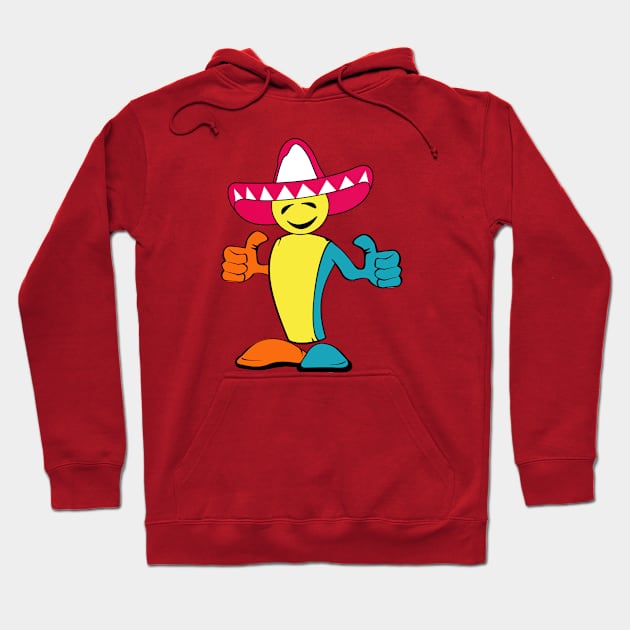 Funny Cartoon Mexican Hoodie by Toogoo